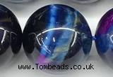 CTE2446 15 inches 16mm round mixed tiger eye beads