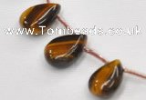 CTE25 teardrop 18*25mm yellow tiger eye beads Wholesale