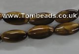 CTE304 15.5 inches 8*16mm marquise yellow tiger eye gemstone beads