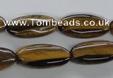 CTE306 15.5 inches 12*25mm marquise yellow tiger eye gemstone beads