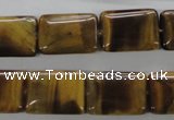 CTE314 15.5 inches 12*18mm rectangle yellow tiger eye gemstone beads