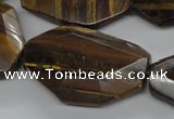 CTE325 15.5 inches 24*30mm freeform yellow tiger eye gemstone beads