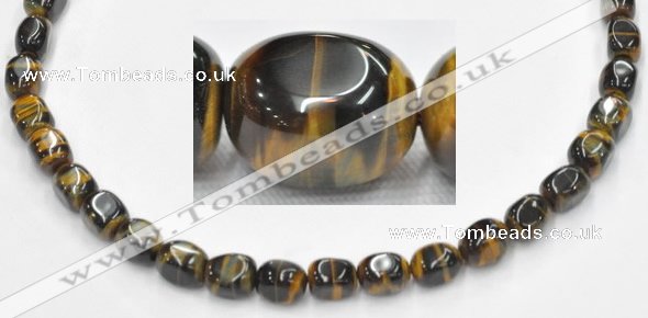 CTE33 15.5 inches 10*14mm freeform blue tiger eye beads wholesale