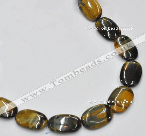 CTE40 15.5 inches 20*30mm oval blue tiger eye beads wholesale