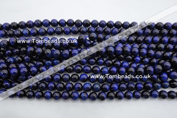 CTE415 15.5 inches 6mm round blue tiger eye beads wholesale