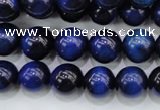 CTE417 15.5 inches 10mm round blue tiger eye beads wholesale