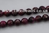 CTE472 15.5 inches 8mm faceted round red tiger eye beads wholesale