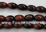 CTE51 15.5 inches 8*12mm rice red tiger eye gemstone beads