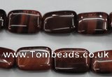 CTE55 15.5 inches 12*16mm rectangle red tiger eye gemstone beads