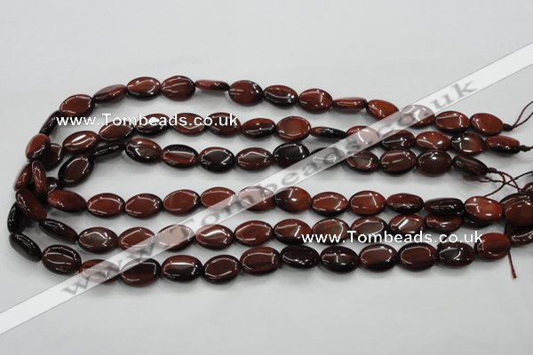 CTE57 15.5 inches 10*14mm oval red tiger eye gemstone beads