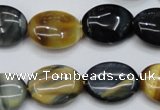 CTE571 15.5 inches 15*20mm oval golden & blue tiger eye beads