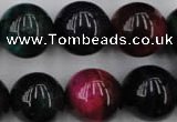 CTE598 15.5 inches 20mm round colorful tiger eye beads wholesale