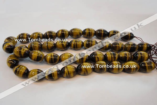 CTE616 15.5 inches 15*20mm rice yellow tiger eye beads wholesale