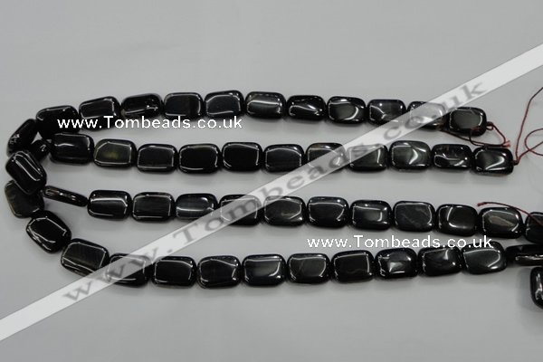 CTE72 15.5 inches 13*18mm rectangle blue tiger eye gemstone beads