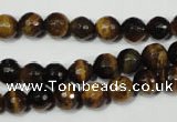 CTE752 15.5 inches 8mm faceted round yellow tiger eye beads wholesale