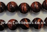 CTE87 15.5 inches 14mm round red tiger eye gemstone beads