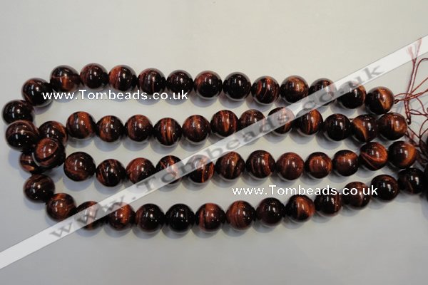 CTE87 15.5 inches 14mm round red tiger eye gemstone beads