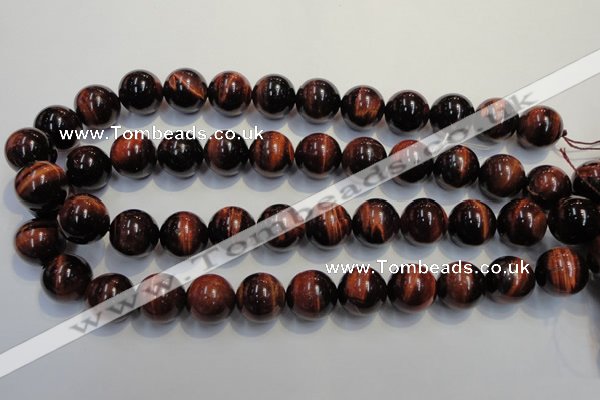 CTE88 15.5 inches 16mm round red tiger eye gemstone beads