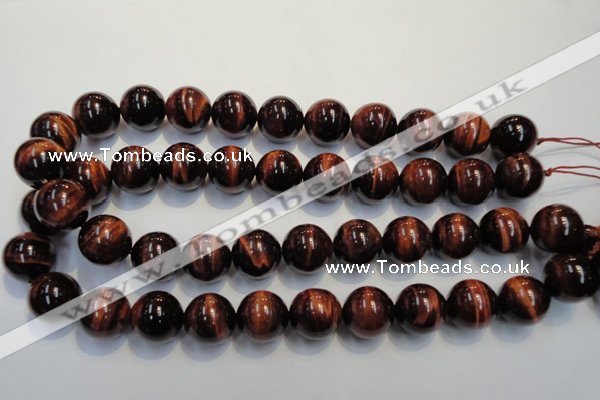 CTE89 15.5 inches 18mm round red tiger eye gemstone beads