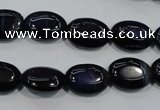 CTE951 15.5 inches 10*14mm oval dyed blue tiger eye beads wholesale