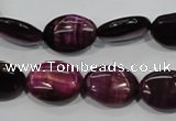 CTE995 15.5 inches 13*18mm oval dyed red tiger eye beads wholesale