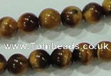 CTG02 15.5 inches 4mm round tiny tigers eye beads wholesale