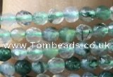 CTG1008 15.5 inches 2mm faceted round tiny moss agate beads