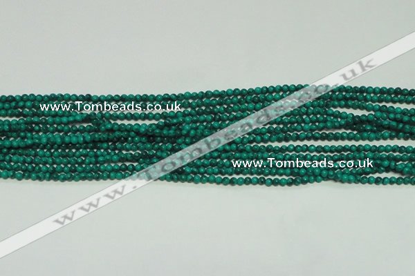 CTG101 15.5 inches 2mm round tiny synthetic malachite beads wholesale