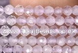 CTG1023 15.5 inches 2mm faceted round tiny lavender amethyst beads