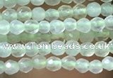 CTG1045 15.5 inches 2mm faceted round tiny prehnite gemstone beads