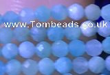 CTG1050 15.5 inches 2mm faceted round tiny amazonite beads