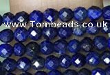 CTG1074 15.5 inches 2mm faceted round tiny dyed lapis lazuli  beads