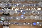 CTG1078 15.5 inches 2mm faceted round tiny labradorite beads