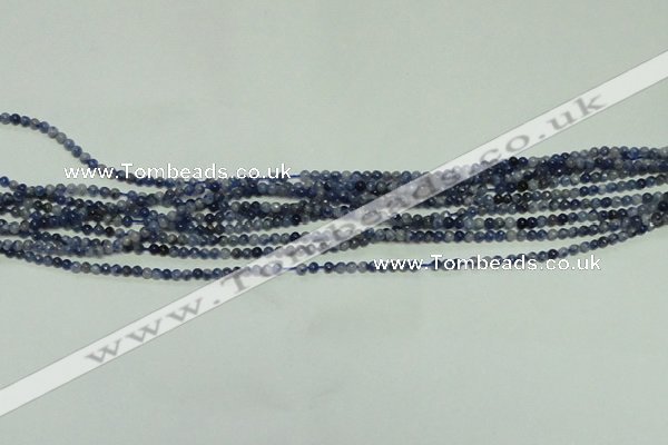 CTG115 15.5 inches 2mm round tiny sodalite gemstone beads wholesale