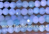 CTG1307 15.5 inches 2mm faceted round amazonite beads wholesale