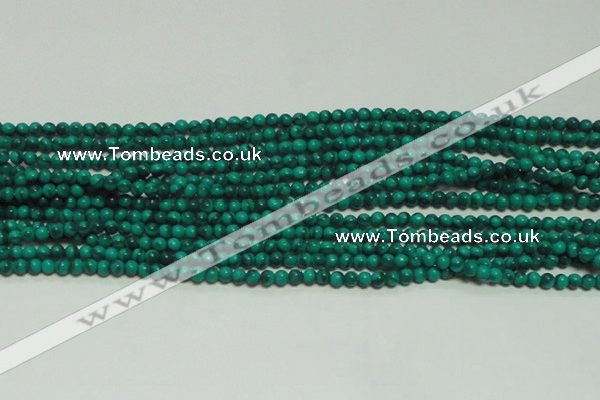 CTG131 15.5 inches 3mm round tiny synthetic malachite beads wholesale