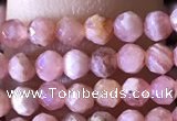 CTG1322 15.5 inches 3mm faceted round rhodochrosite beads wholesale