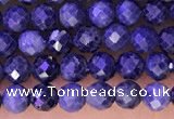 CTG1334 15.5 inches 3mm faceted round sapphire beads wholesale