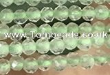 CTG1346 15.5 inches 2mm faceted round prehnite beads wholesale
