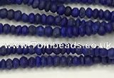 CTG1370 15.5 inches 1*1.5mm rondelle tiny lapis lazuli beads