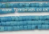 CTG1372 15.5 inches 1.5*2mm heishi tiny blue turquoise beads