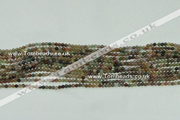 CTG139 15.5 inches 3mm round tiny Indian agate beads wholesale