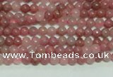 CTG140 15.5 inches 3mm round tiny rhodochrosite gemstone beads wholesale