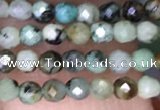 CTG1425 15.5 inches 2mm faceted round African turquoise beads