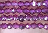 CTG1439 15.5 inches 2mm faceted round garnet beads wholesale