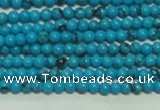 CTG144 15.5 inches 3mm round tiny blue turquoise beads wholesale