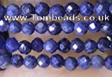 CTG1448 15.5 inches 2mm faceted round sapphire beads wholesale