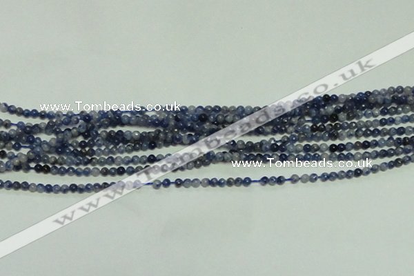 CTG145 15.5 inches 3mm round tiny sodalite gemstone beads wholesale