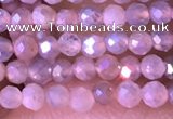 CTG1452 15.5 inches 2mm faceted round AB-color moonstone beads