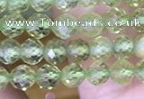 CTG1487 15.5 inches 3mm faceted round peridot gemstone beads